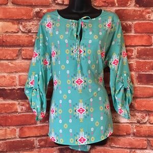 Colorful Aztec top